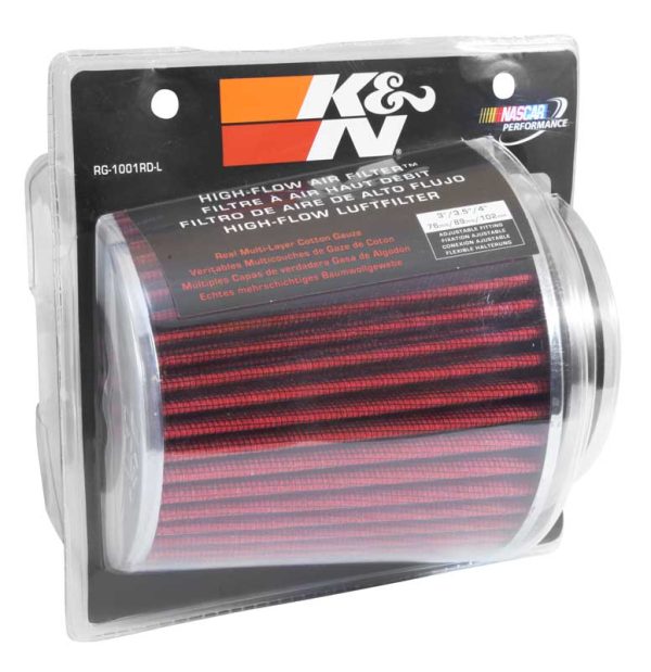 K&N 3" to 4" Filtro de alto flujo K&N original - Image 2