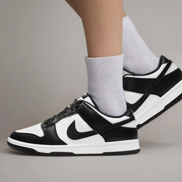 Nike-zapatillas de Skateboard Dunk Sb para hombre y mujer, zapatos clásicos de color blanco y negro con Panda, informales, para deportes al aire libre, DD1391-100 - Image 6