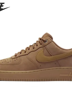 Nike-zapatillas Air Force 1 '07 para hombre y mujer, calzado de Skateboarding, Unisex, AF1, trigo