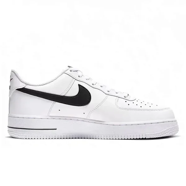Nike-zapatillas Air Force 1 para hombre y mujer, zapatos de Skateboarding cómodos, Unisex, blanco y negro - Image 2