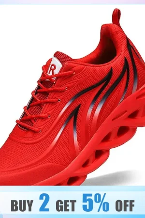 Zapatillas de correr de moda para hombre, zapatillas de deporte de punto con estampado de llama, zapatillas de deporte atléticas, zapatillas de entrenamiento de jogging ligeras