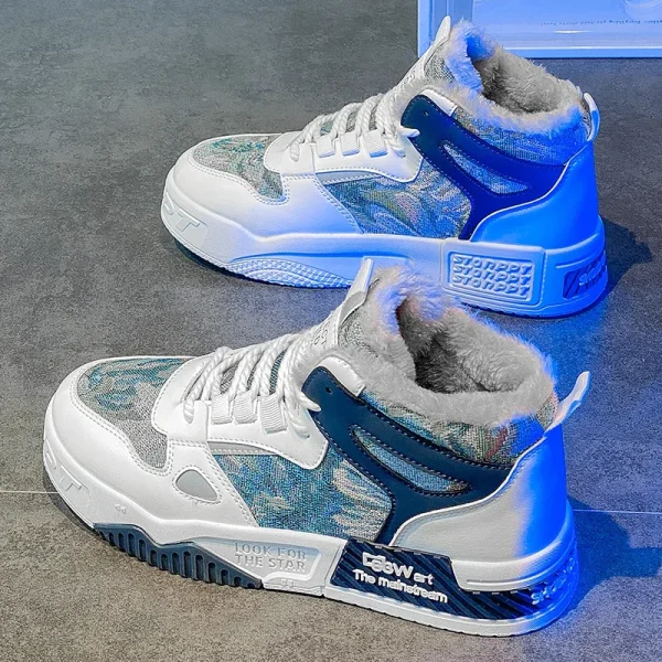 Nike-zapatos de algodón de alta calidad para hombre, calzado con pintura al óleo del bosque secreto, cálidos, tenis masculinos originales