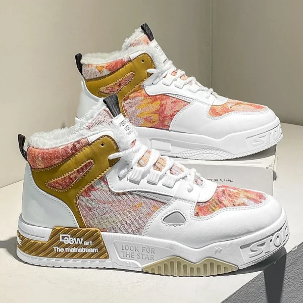 Nike-zapatos de algodón de alta calidad para hombre, calzado con pintura al óleo del bosque secreto, cálidos, tenis masculinos originales - Image 5