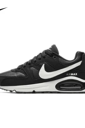 Nike-zapatillas de correr Air Max Command para mujer, deportivas originales, resistentes al desgaste, con absorción de impactos, transpirables, color blanco y negro, 397690, 021