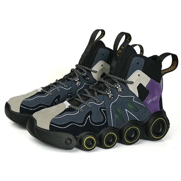 Nuevas zapatillas deportivas zapatillas de patinaje hip - hop zapatillas de baloncesto masculinas al aire libre zapatos masculinos - Image 2