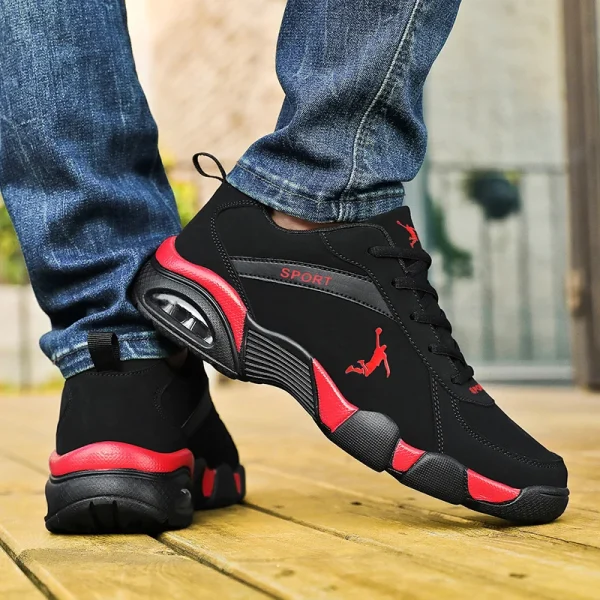 Zapatillas de correr transpirables para hombre, Tenis masculinos de diseño atlético para entrenamiento en gimnasio, deportes al aire libre, novedad de 2023 - Image 5