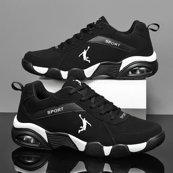 Zapatillas de correr transpirables para hombre, Tenis masculinos de diseño atlético para entrenamiento en gimnasio, deportes al aire libre, novedad de 2023 - Image 3