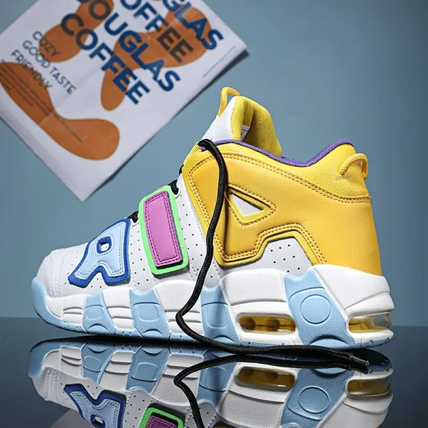 Zapatillas de baloncesto informales para hombre, zapatos de alta calidad, transpirables, cómodas, antideslizantes, para correr al aire libre - Image 2