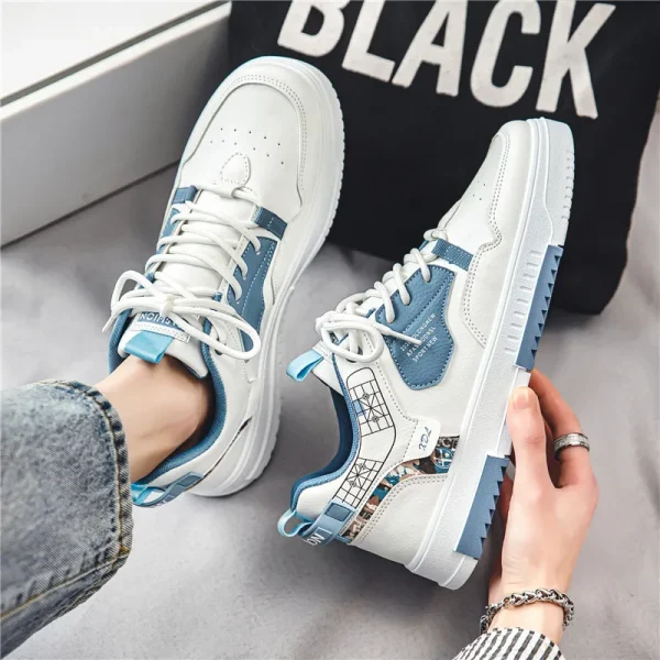 Zapatillas de correr informales para hombre, zapatos de plataforma de diseñador de moda, zapatillas de entrenamiento de tenis al aire libre, novedad de verano, 2023 - Image 3
