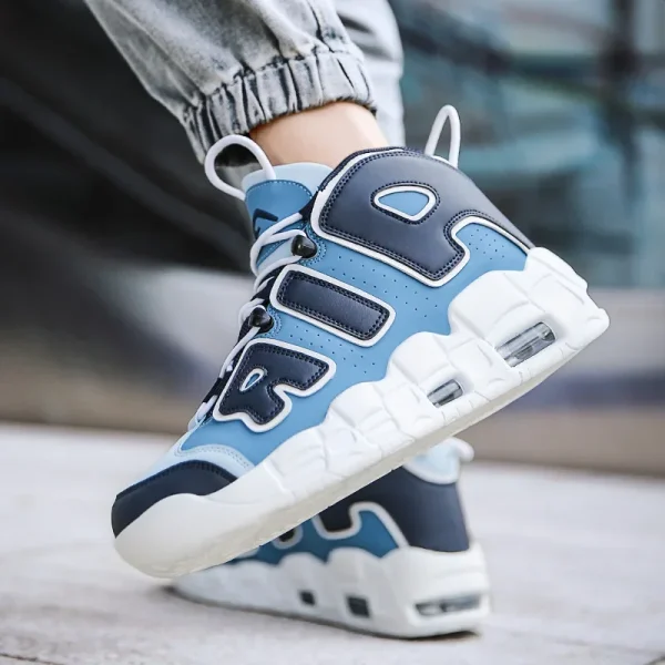 Zapatillas de baloncesto AIR Casual para hombres y mujeres, zapatillas de correr de campo alto, zapatos de tenis para parejas - Image 3