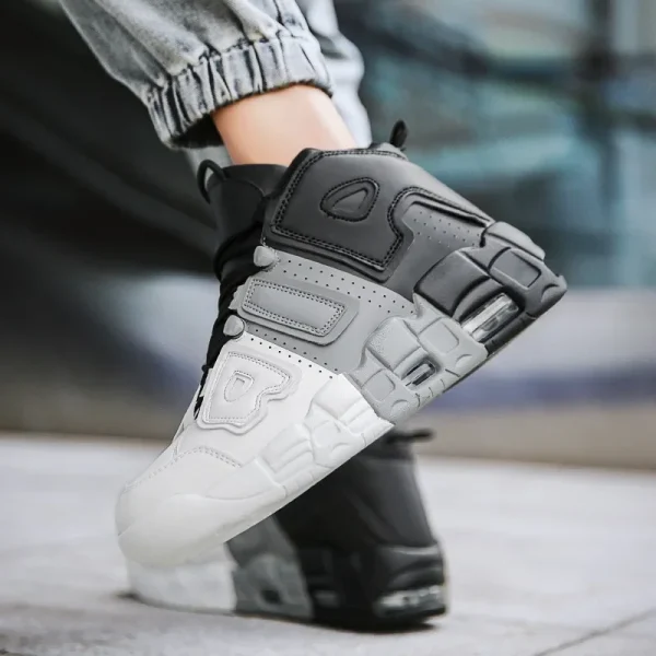 Zapatillas de baloncesto AIR Casual para hombres y mujeres, zapatillas de correr de campo alto, zapatos de tenis para parejas - Image 4