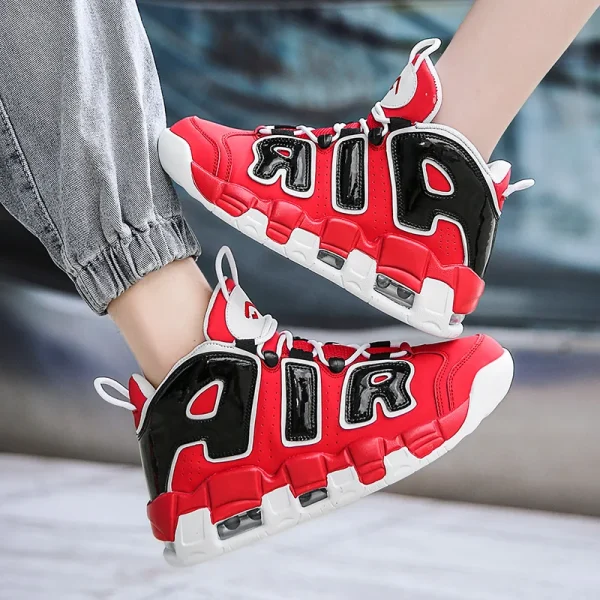 Zapatillas de baloncesto AIR Casual para hombres y mujeres, zapatillas de correr de campo alto, zapatos de tenis para parejas