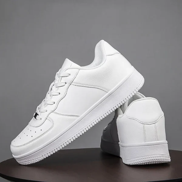 Zapatos deportivos básicos para hombre, calzado informal, color marrón y blanco, a la moda, para verano y otoño, talla grande 45 46 - Image 4