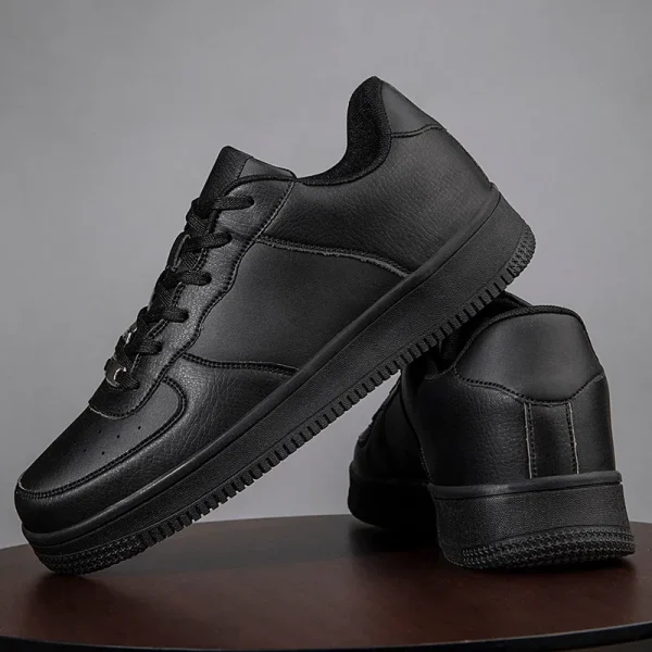 Zapatos deportivos básicos para hombre, calzado informal, color marrón y blanco, a la moda, para verano y otoño, talla grande 45 46 - Image 6