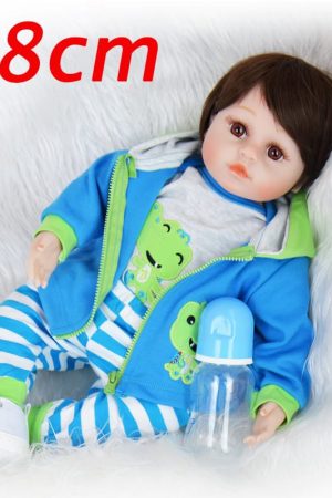 Bebe Reborn Silicona Realista 45cms Muñe