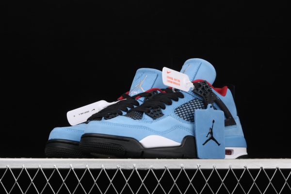 Nike Air Jordan 4 Retro Azul para Hombre - Zapatillas de Baloncesto - Image 5