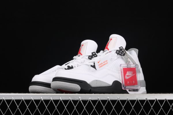 Nike Air Jordan 4 Retro Blanco/Negro para Hombre - Zapatillas de Baloncesto - Image 3