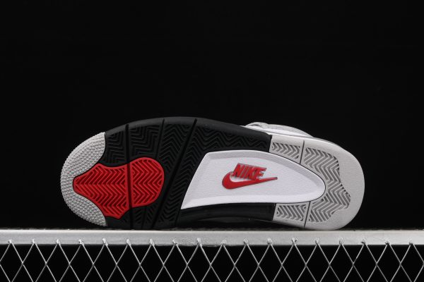 Nike Air Jordan 4 Retro Blanco/Negro para Hombre - Zapatillas de Baloncesto - Image 4